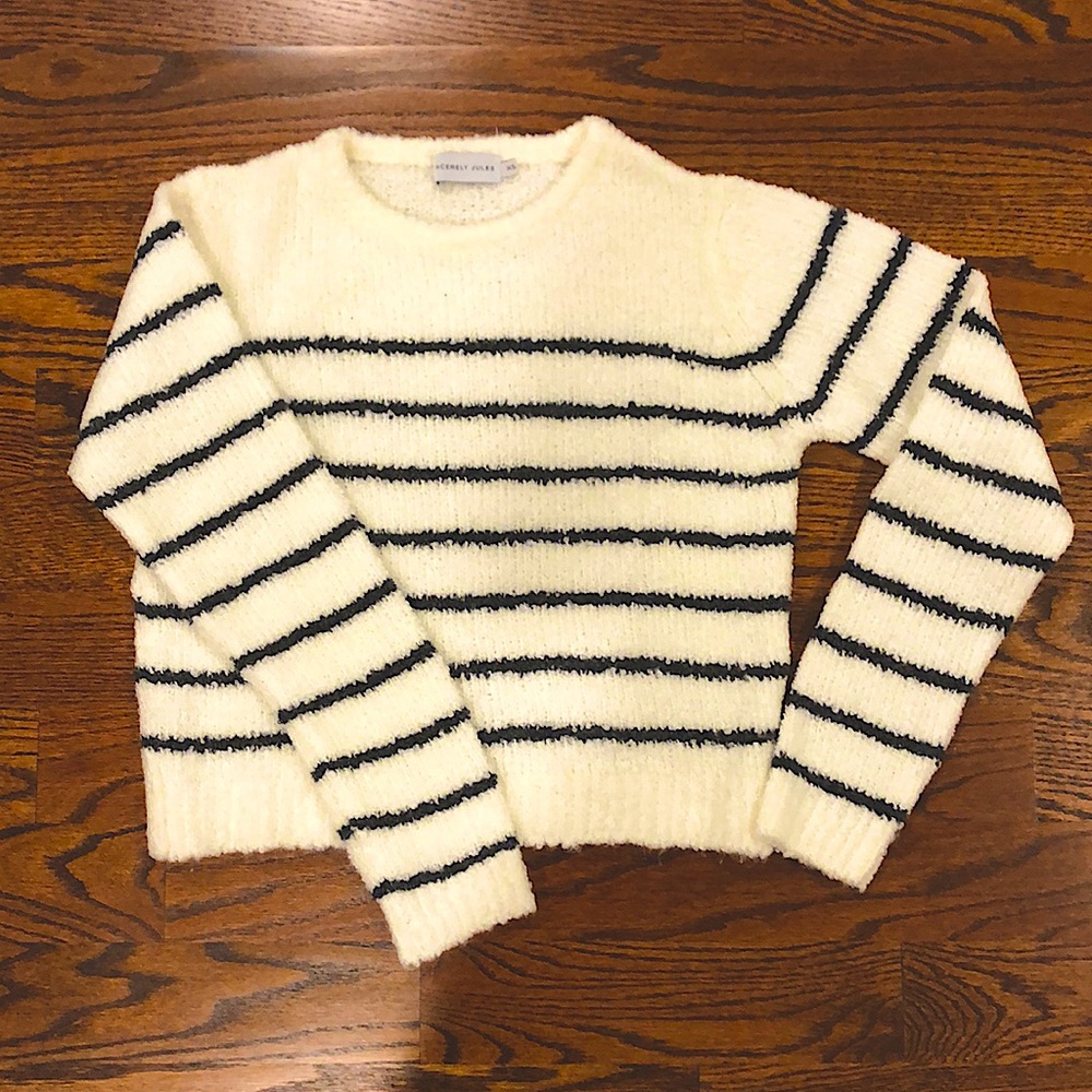 Sincerely Jules striped cropped sweater